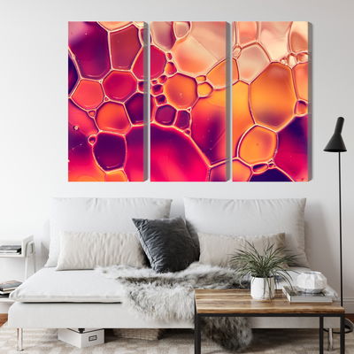 Ljuddämpande tavla - Water drops on a macro scale