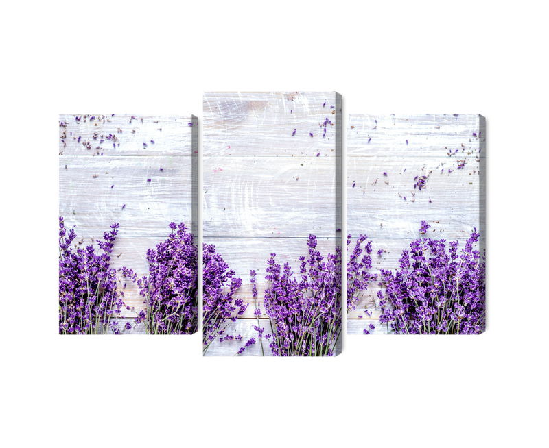 Ljuddämpande tavla - Lavender flowers on a rustic