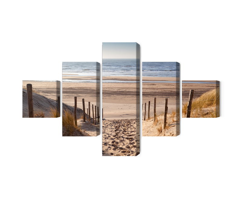 Ljuddämpande tavla - Sandy path to the north sea