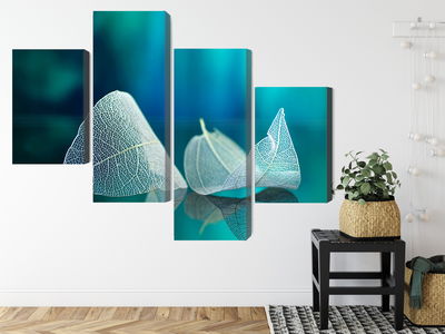 Ljuddämpande tavla - Delicate leaves close up