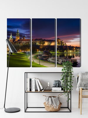 Ljuddämpande tavla - Wawel royal castle at sunrise
