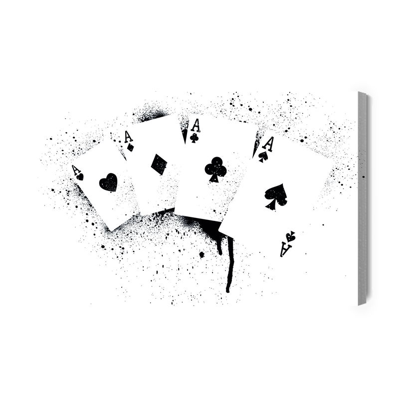 Ljuddämpande tavla - Aces from the deck