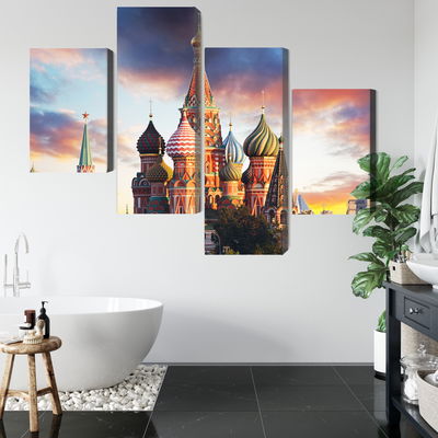 Ljuddämpande tavla - Moscow view of the red