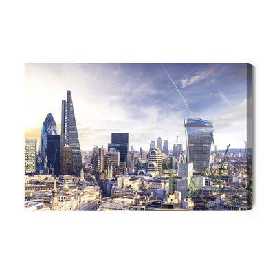 Ljuddämpande tavla - A modern London neighborhood