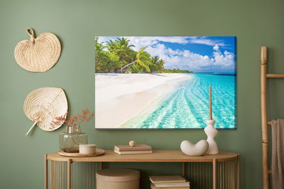 Ljuddämpande tavla - Sea and tropical beach