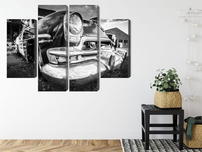 Ljuddämpande tavla - Black and white american