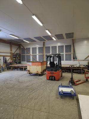 SilentDirect PES Ceiling Industrielt loftabsorber til industriel lydabsorption