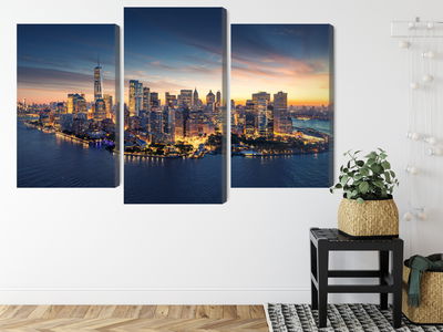 Ljuddämpande tavla - New York city panorama