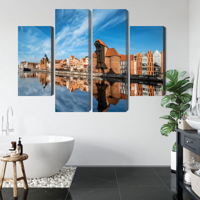 Ljuddämpande tavla - Panorama of gdansk