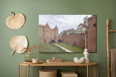 Ljuddämpande tavla - Castle walls in Warsaw