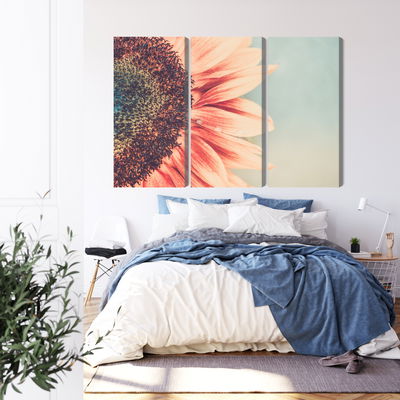 Ljuddämpande tavla - Blooming sunflower