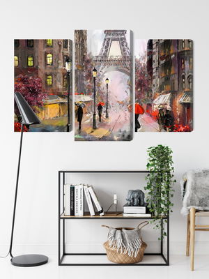 Ljuddämpande tavla - View of the street of Paris