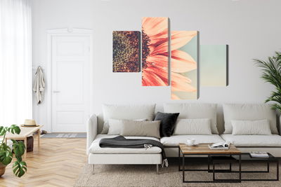 Ljuddämpande tavla - Blooming sunflower