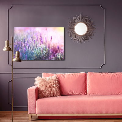 Ljuddämpande tavla - Blooming lavender 3d