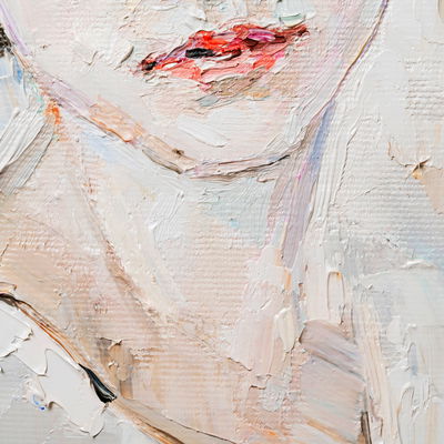 Ljuddämpande tavla - Young girl with beautiful