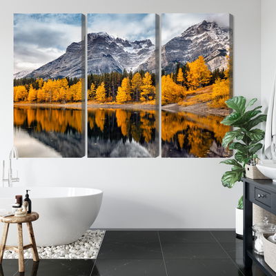 Ljuddämpande tavla - Banff national park in Canada