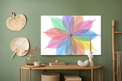 Ljuddämpande tavla - Colorful leaves