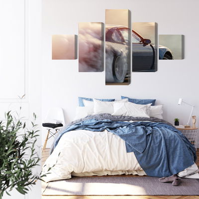 Ljuddämpande tavla - Sports car in a cloud