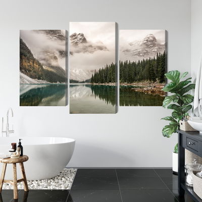 Ljuddämpande tavla - Moraine Lake in banff