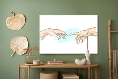 Ljuddämpande tavla - The creation of adam