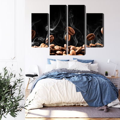 Ljuddämpande tavla - Hot coffee beans