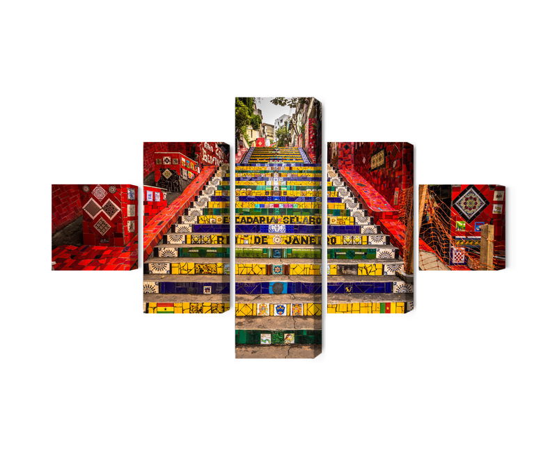 Ljuddämpande tavla - Selaron stairs