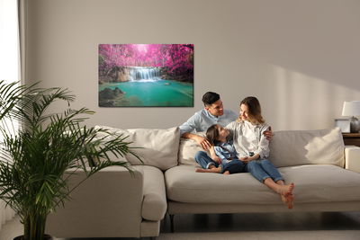 Ljuddämpande tavla - Beautiful waterfall