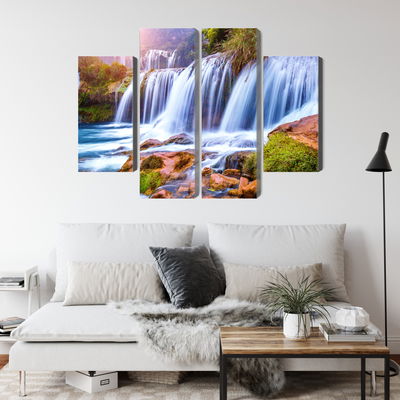 Ljuddämpande tavla - Jiulong waterfall in luoping