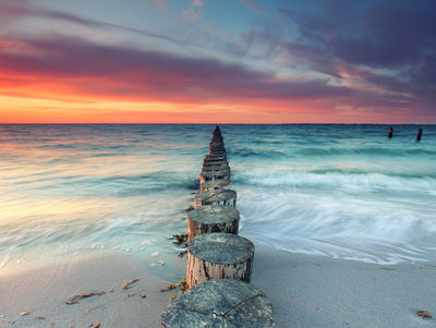 Ljuddämpande tavla - Beautiful sunset over