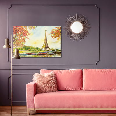 Ljuddämpande tavla - View of the eiffel tower