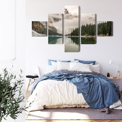 Ljuddämpande tavla - Moraine Lake in banff