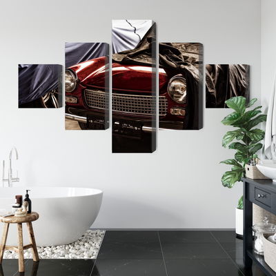 Ljuddämpande tavla - Italian retro car covered