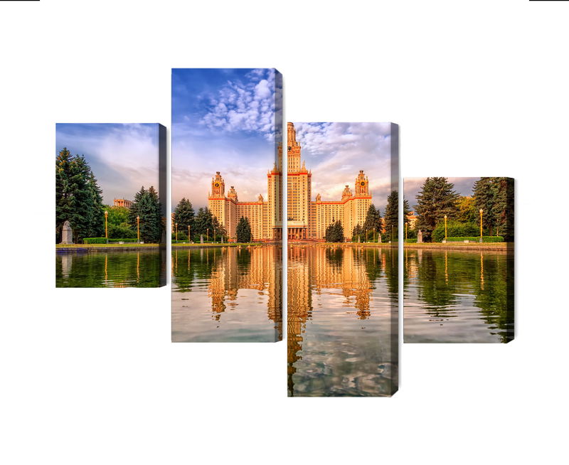 Ljuddämpande tavla - View of the building