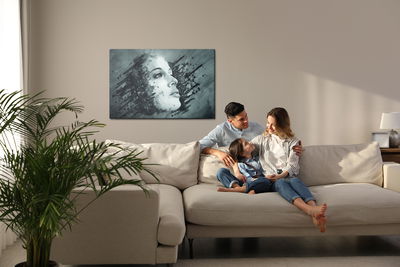 Ljuddämpande tavla - Realistic painting