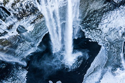Ljuddämpande tavla - Winter waterfall