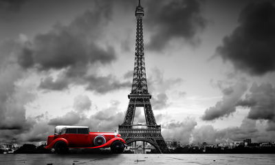 Ljuddämpande tavla - Black and white view