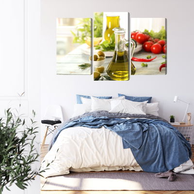 Ljuddämpande tavla - Jug with fresh oil