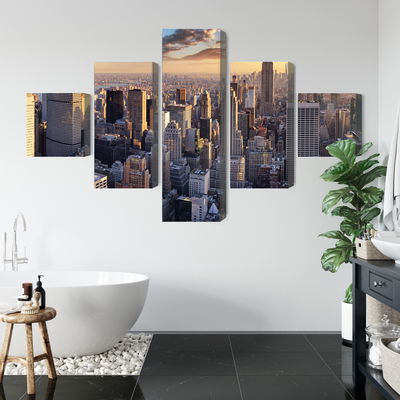 Ljuddämpande tavla - 3d panorama of New York city