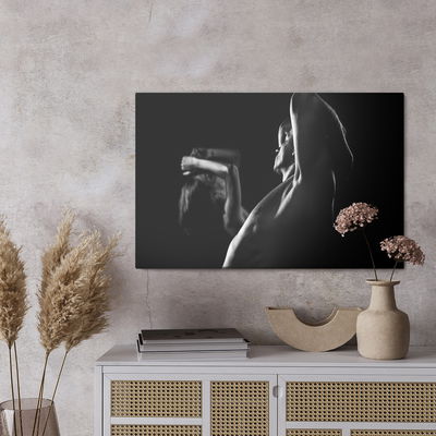 Ljuddämpande tavla - Couple working out