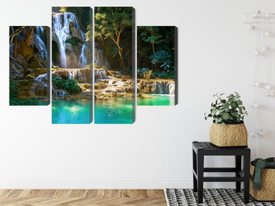 Ljuddämpande tavla - Kuang si waterfall