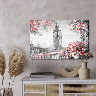 Ljuddämpande tavla - View from the balcony on big