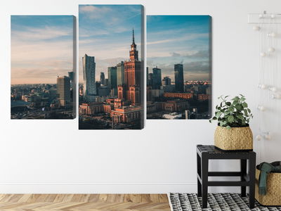 Ljuddämpande tavla - Warsaw and the view