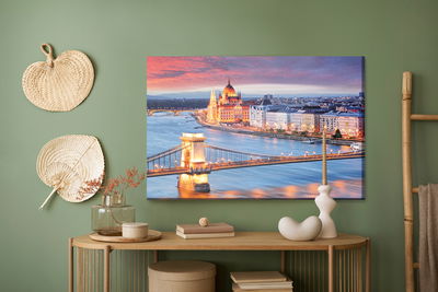 Ljuddämpande tavla - Bridge at night