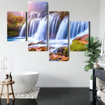 Ljuddämpande tavla - Jiulong waterfall in luoping