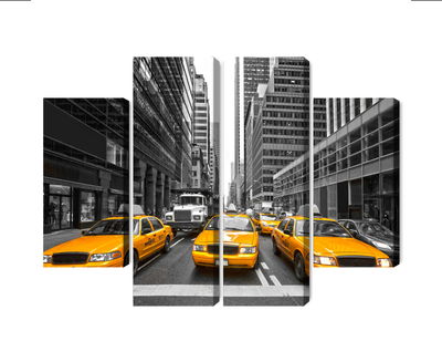 Ljuddämpande tavla - Yellow taxis in New York city