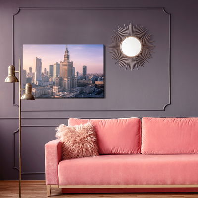 Ljuddämpande tavla - Panorama of the city