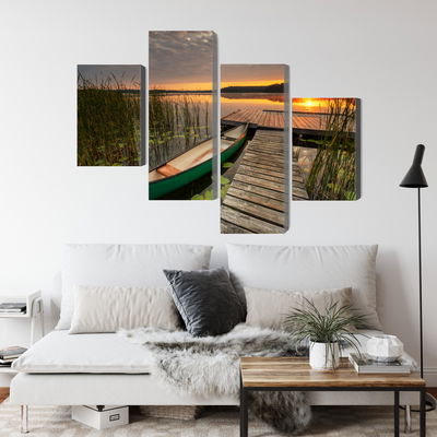 Ljuddämpande tavla - Summer sunrise