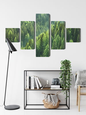 Ljuddämpande tavla - The green of the forest