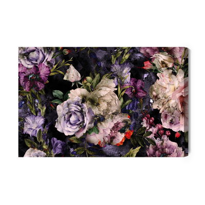 Ljuddämpande tavla - Peony roses in watercolor