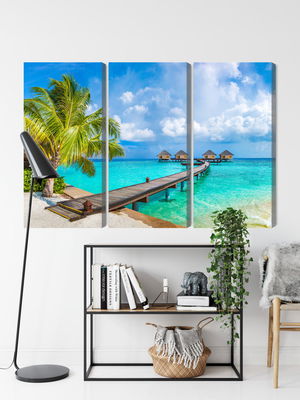 Ljuddämpande tavla - Floating houses